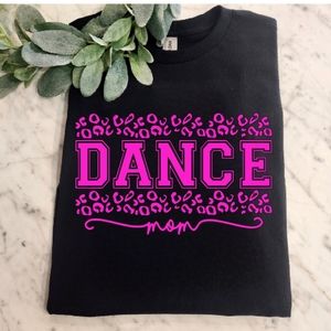 Dance mom shirt cheetah print cute popular trending pink